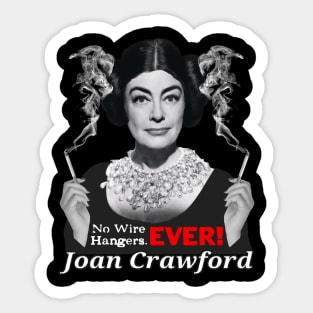 Smoking Mommie Dearest - Joan Crawford Sticker